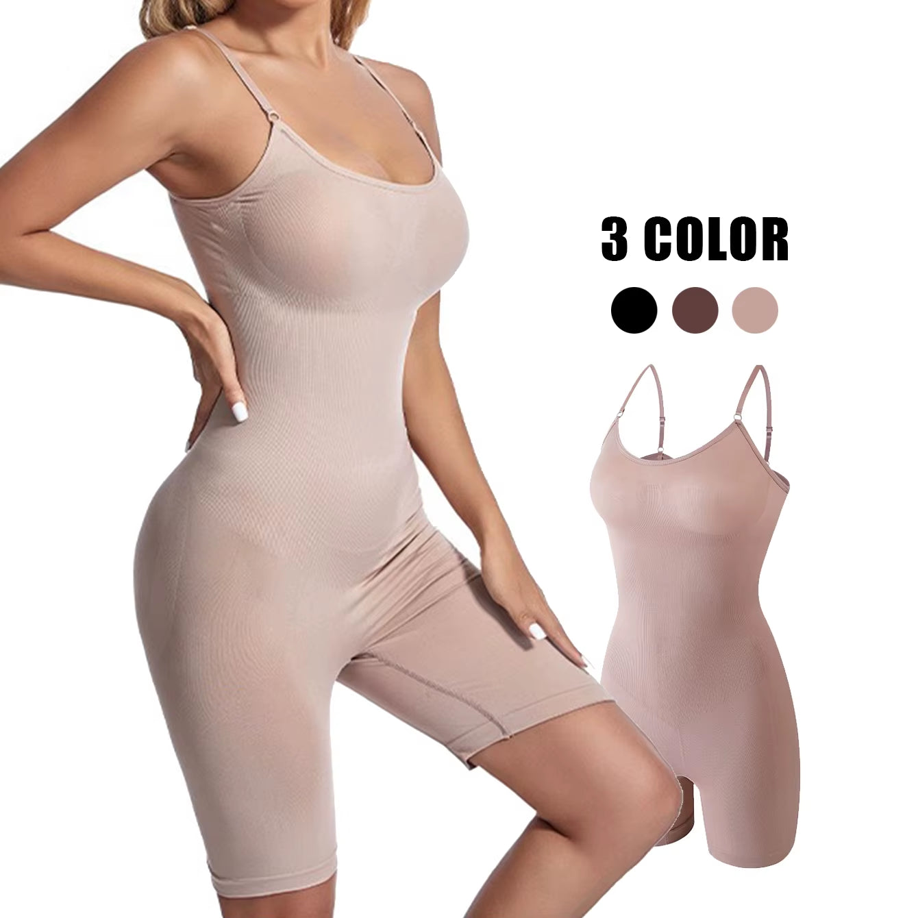 Shapewear Stree Jumpsuit Women Tummy Control Full Body Shaper Bodysuit Reducing and Shaping Girdles