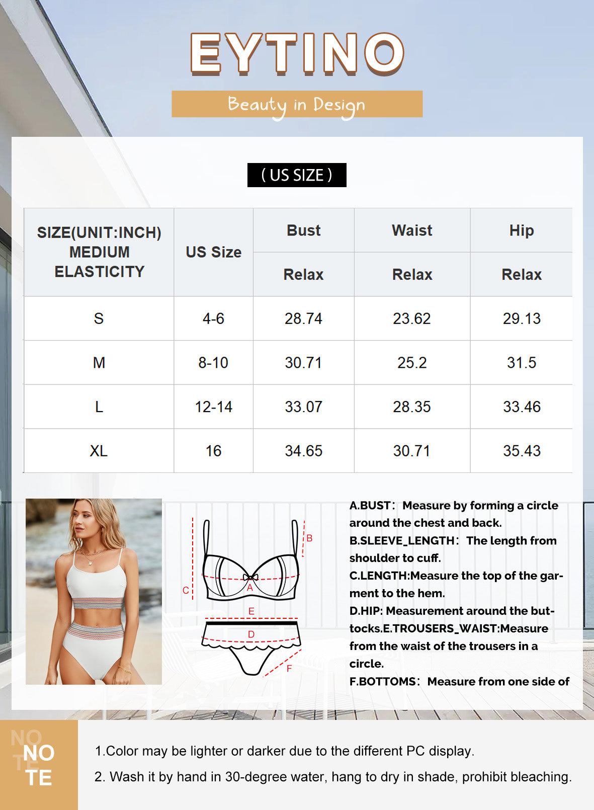 Women'S Bikini Sets Colorblock Trim 2 Piece Swimsuit High Waisted Bathing Suits for Women Scoop Neck Adjustable Spaghetti Straps Bikini Swimwear Blue XS